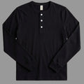 Giovenes Classic Slim-fit Black Henley