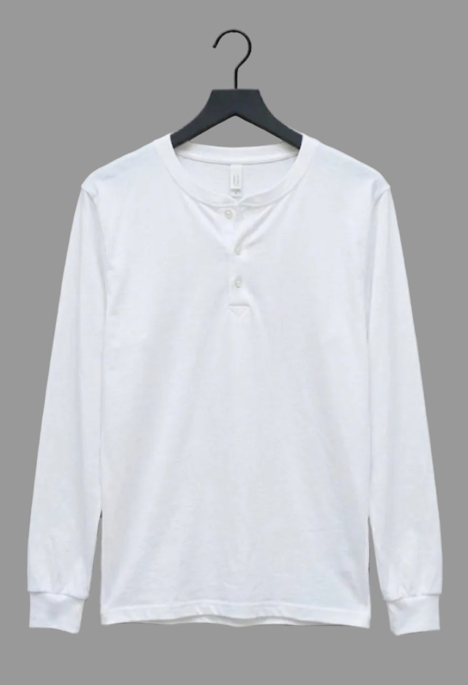 Giovenes Classic Slim-fit White Henley